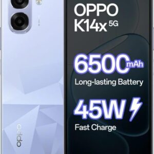 OPPO K14x Ice Blue 128GB Smartphone
