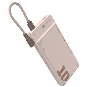 Portronics Luxcell Power Bank with Detachable Cable