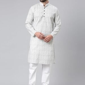 Ethnic Motifs Printed Long Regular Kurta