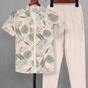 Fashion Men's Casual Rayon Relaxed Fit Shirt Button