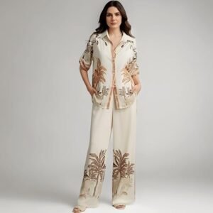 NAINVISH Women's Rayon Co-Ord Set