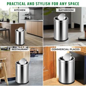 Robustt Swing Lid Dustbin Commercial