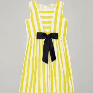 Girls Fit and Flare Knee-Length Dress